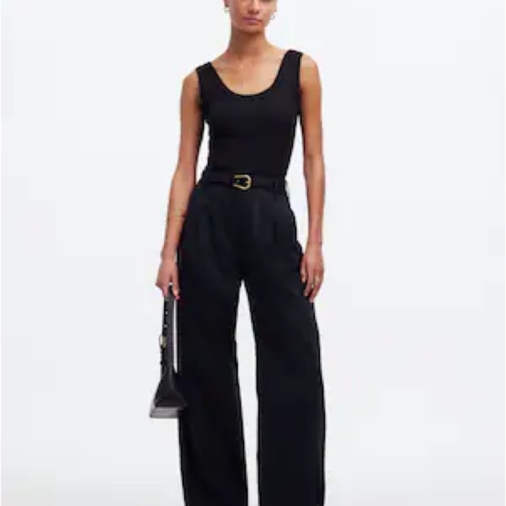Madewell THE PETITE HARLOW WIDE-LEG PANT IN DRAPEY TWILL